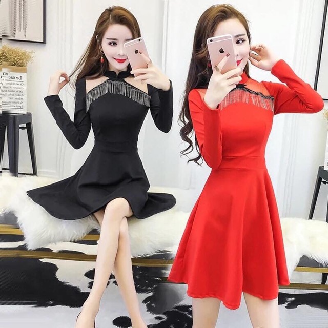 Váy tiệc cưới( combo)còn đỏ đô