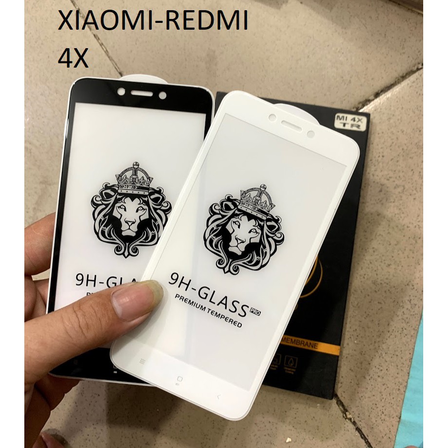 cường lực full xiaomi redmi 4x/4a/note 4x