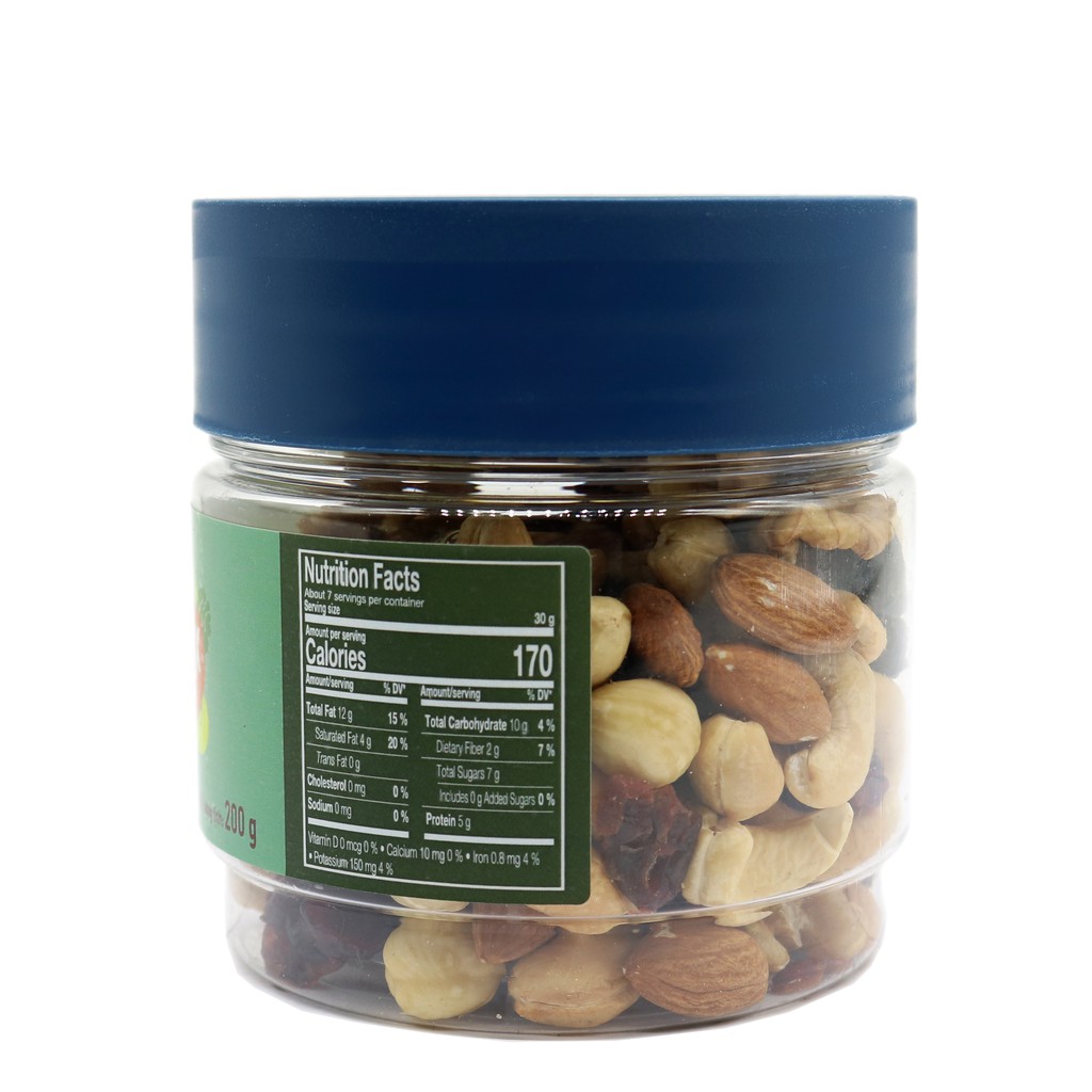 Trail mix LAFOOCO 200g Hạt hỗn hợp và quả mọng