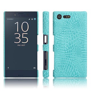 For Sony Xperia X COMPACT Case Crocodile Pattern Skin Hard Cover