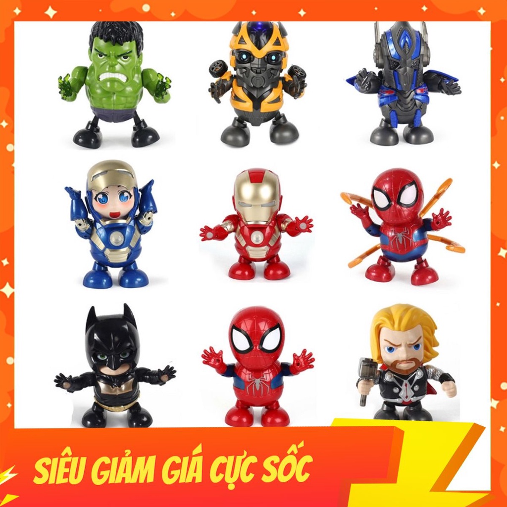 Đồ Chơi Robot Nhảy Múa Đồ Chơi Nhiều Mẫu Ngộ Nghĩnh, Phát Nhạc Vui Nhộn, Đèn Sáng Lấp Lánh