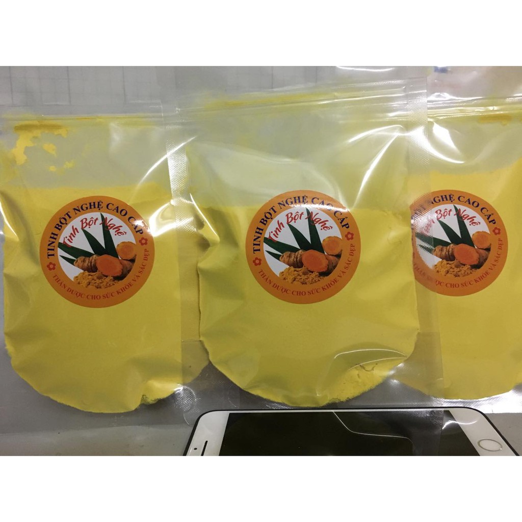 tinh bột nghệ thủ công ( nguyên chất đóng túi 250g )