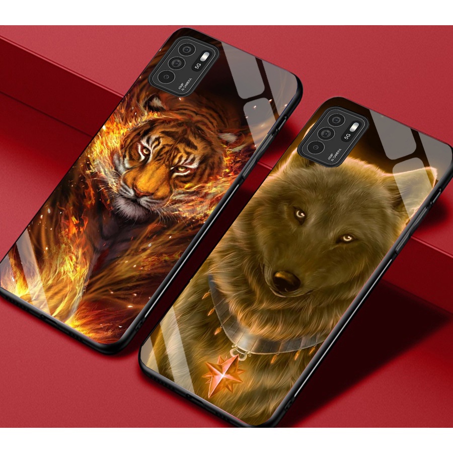 Ốp Lưng OPPO RENO 6 5G, RENO 6Z 5G, RENO 6 PRO 5G mặt kính cường lực cao cấp, thiết kế Độc Quyền