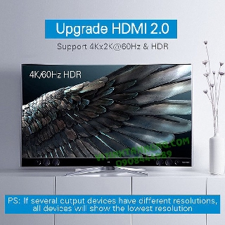 Bộ chia HDMI 2.0 1 ra 4 Ugreen 50708