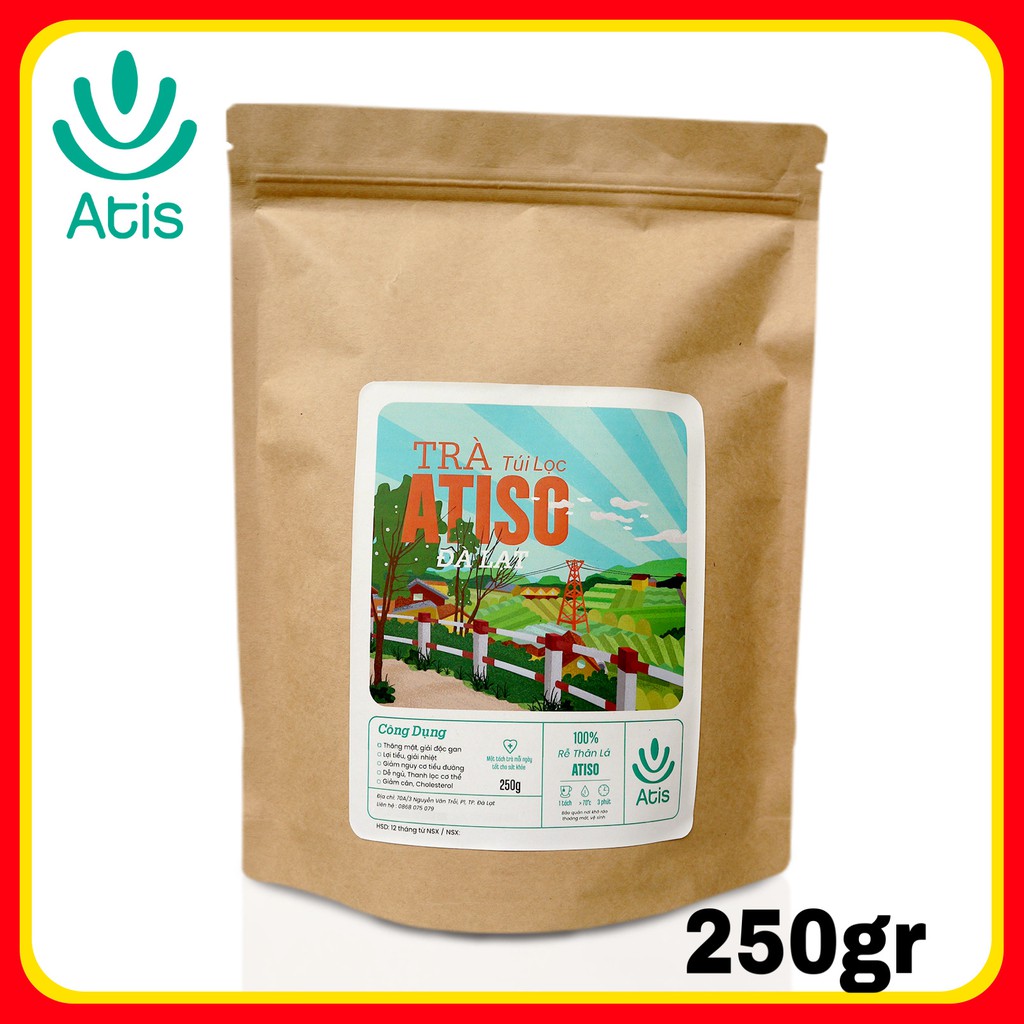 Trà atiso túi lọc Đà Lạt (gói 250gr)