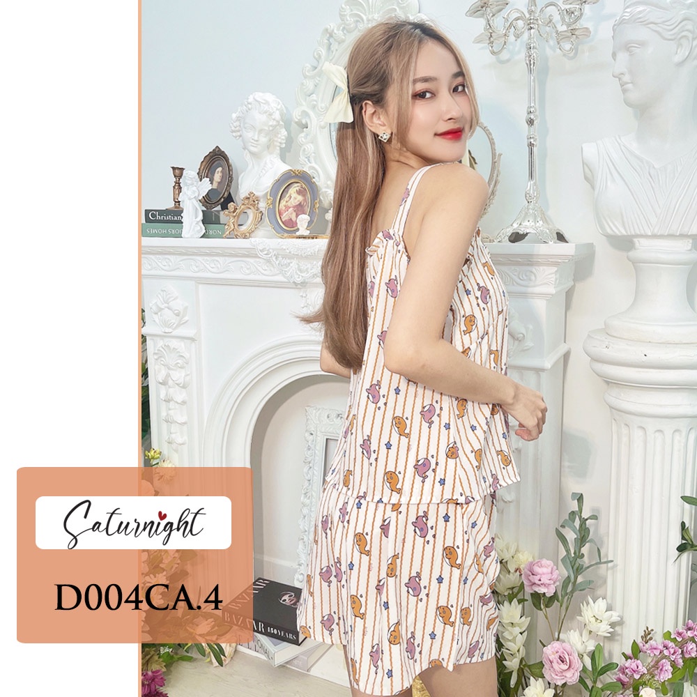 Đồ bộ nữ, đồ ngủ 2 dây SATURNIGHT D004