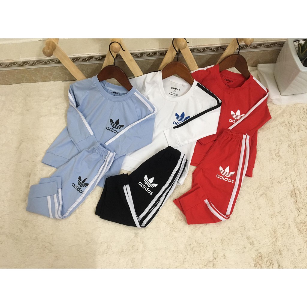 BỘ ADIDAS MÀU ĐỎ CHO BÉ