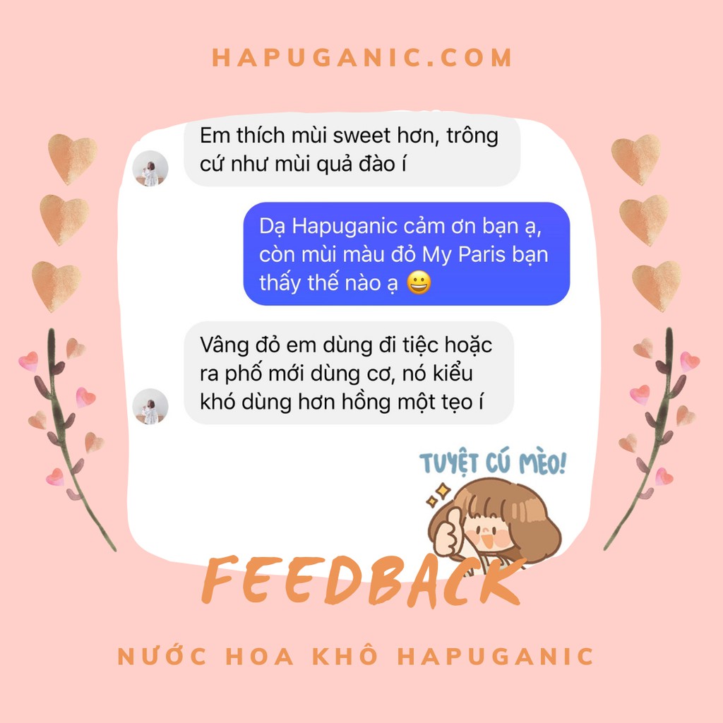 Nước Hoa Khô HaPuganic - Nước Hoa Sáp Bỏ Túi 3 Mùi Thơm Nhất | Thế Giới Skin Care
