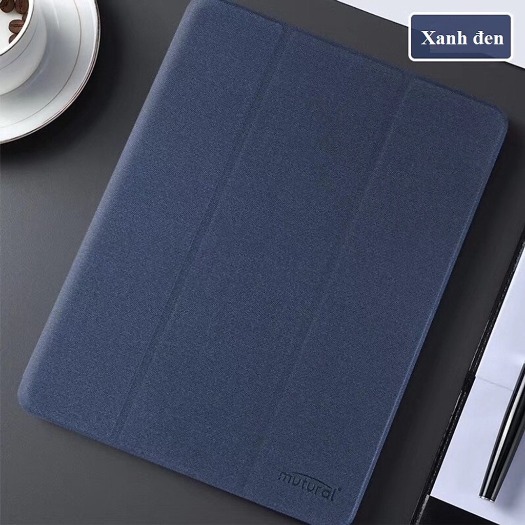 Bao da chính hãng MUTURAL dành cho iPad Pro 11 inch 2021 lưng dẻo silicon chống sốc, có khay chứa bút tiện lợi