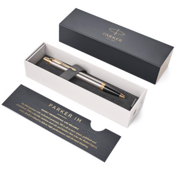 [Chính Hãng] Bút bi cao cấp Parker IM Đ-Brushed Metal GT TB4-1975642 (Hàng Nhập Khẩu)