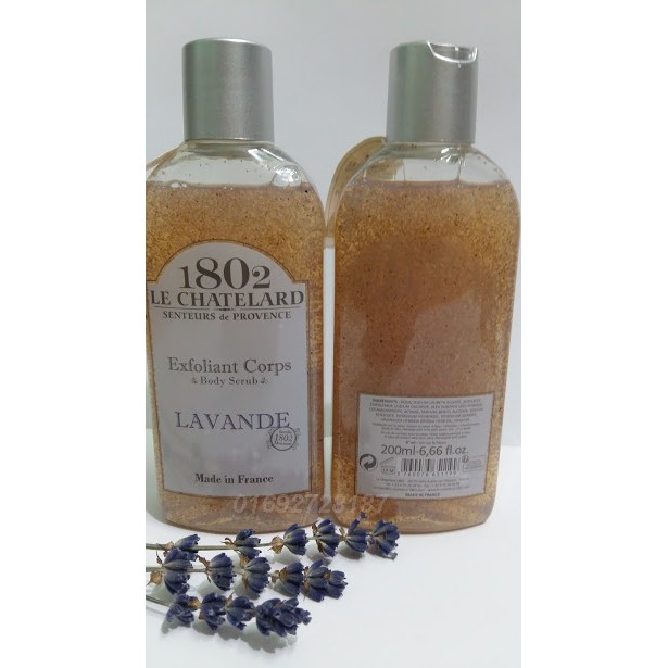 Tẩy da chết Lavender.