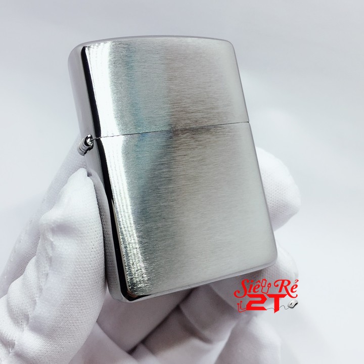 Vỏ Zippo Armor Brushed Chrome 162 Chính Hãng - Vỏ Zippo Armor Phay Xước