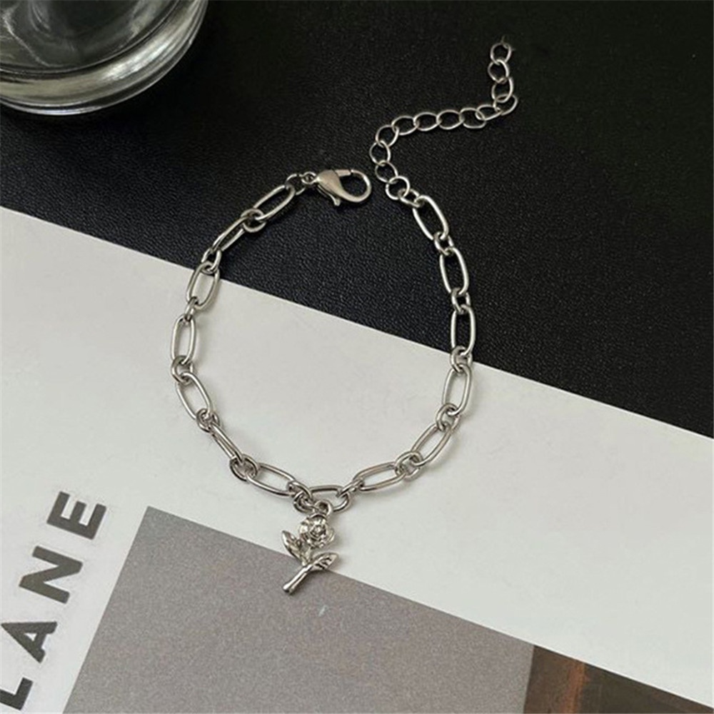 Vòng Đeo Tay Họa Tiết Hoa Hồng Phong Cách Yanqueens Thời Trang Đơn Giản