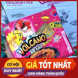 Gói Mì Xào Cay Volcano Koreno Paldo Gà 118g