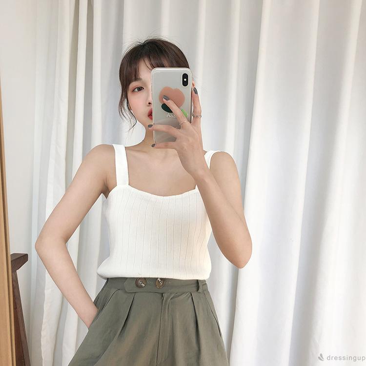 Áo Không Tay Màu Trơn Thời Trang Dành Cho Nữ | BigBuy360 - bigbuy360.vn