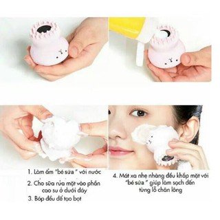 Cọ rửa mặt và massage bạch tuộc
