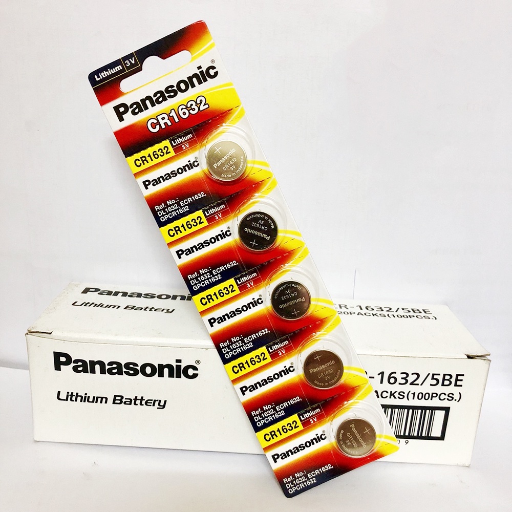 [FULL MÃ] Pin cúc áo Panasonic CR2016/ CR2025/ CR2032/ CR1616/ CR1632/ CR1220 (1 Vỉ 5 Viên)