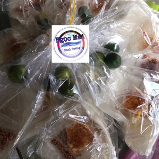 10 bịch bánh tráng muối tỏi tắc dầu