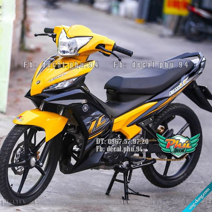 Tem rời Exciter 2011-2014 lc vàng đen (W)