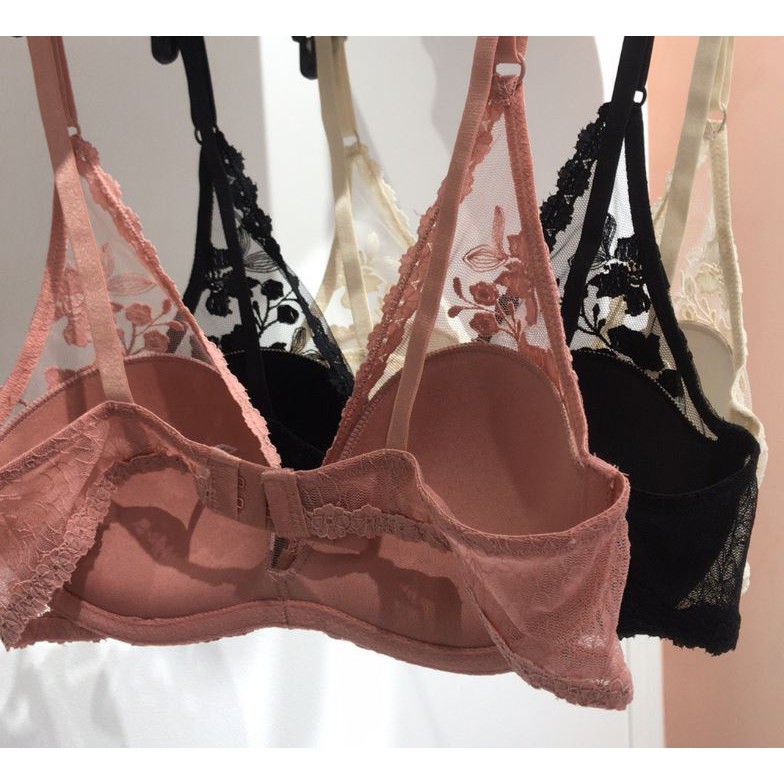 Bộ Đồ Lót Bralette Ren Lưới Thêu Hoa Sang Chảnh Mới S314 | BigBuy360 - bigbuy360.vn