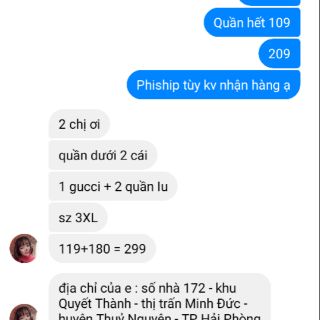 1 quần gucc+ 2 lu 3xl