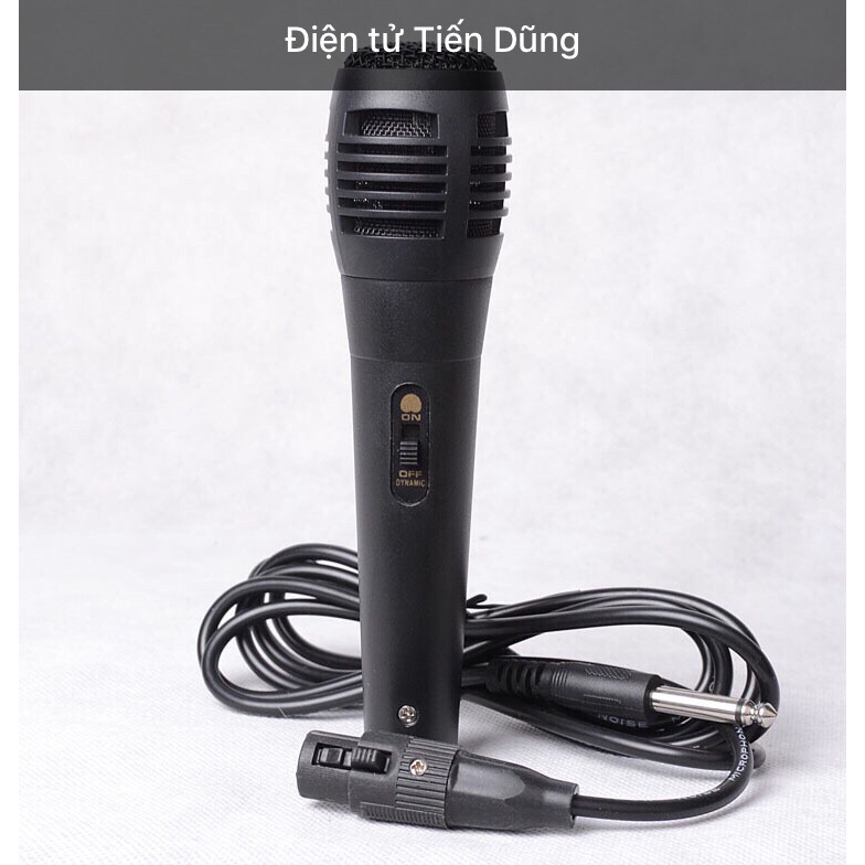 Mic hát karaoke đa năng có chân 6.5- Mic có dây phù hợp cho tất cả các loại loa hỗ trợ mic chân 6.5