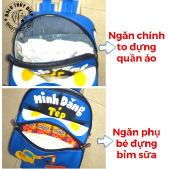 Balo Hình Oto Thêu Tên Bé Theo Yêu Cầu