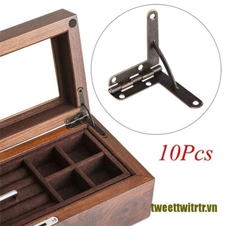 [TTwitrtr] 10 Chiếc 90° Bản Lề Hộp Gỗ 22 * 28MM