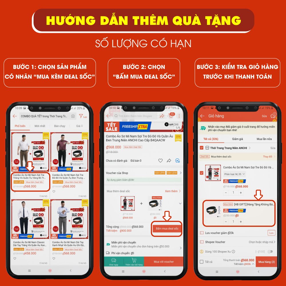 Combo Áo Sơ Mi Nam Sợi Tre Sọc Tím Và Quần Âu Tuytsi Nâu Trung Niên ANCHI Cao Cấp