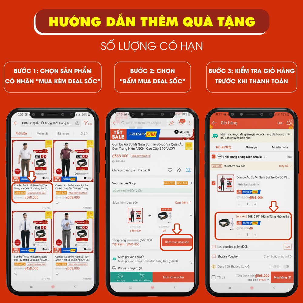 Combo Áo Sơ Mi Nam Classic Xanh Than Và Quần Âu Vải Tăm Màu Kem Trung Niên ANCHI Cao Cấp