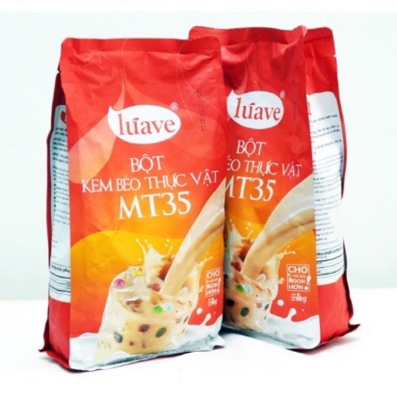 BỘT KEM BÉO THỰC VẬT MT35 (1Kg/ gói) - Nguyên liệu pha chế, bột làm trà sữa