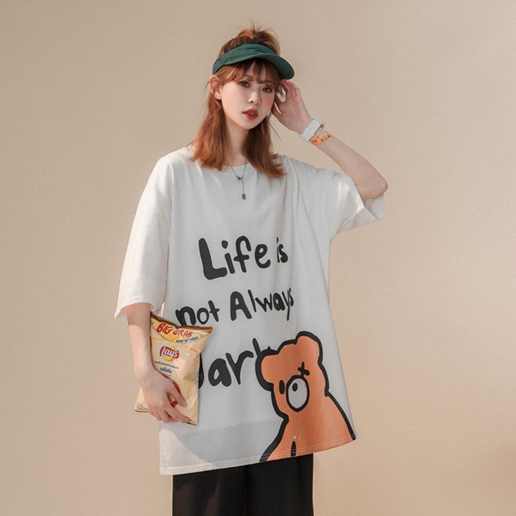 Áo thun tay lỡ unisex essentials áo phông form rộng nữ nam oversize Andiman vải cotton - Royal Shop