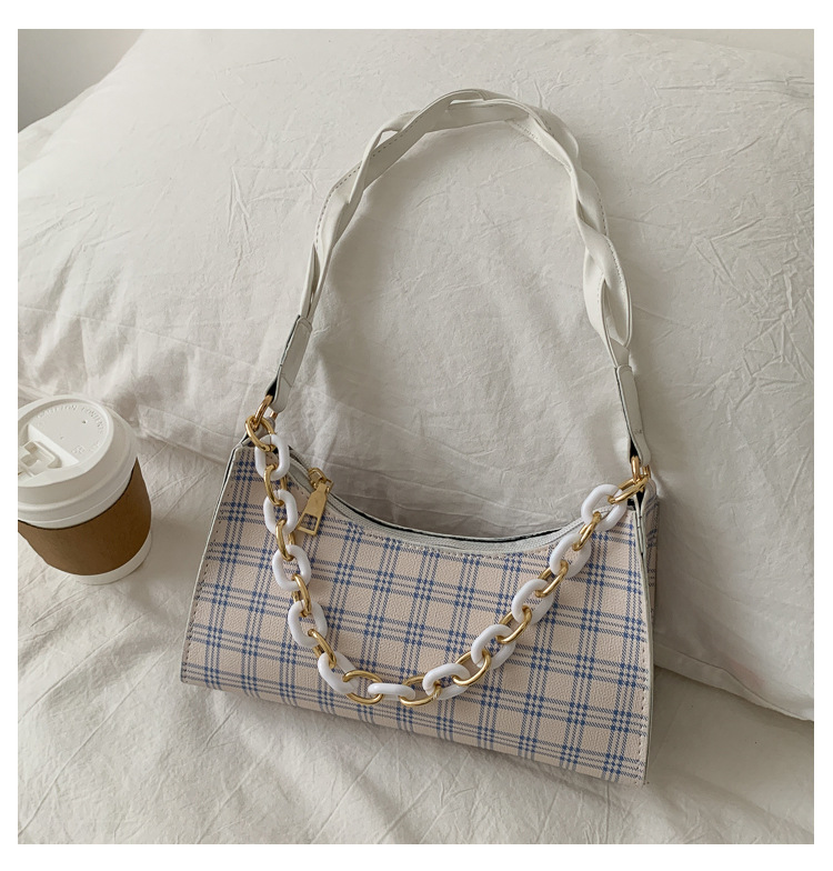 SUXI Túi Xách Đeo Vai Kẻ Sọc Kiểu Hàn Quốc Xinh Xắn Cho Nữ