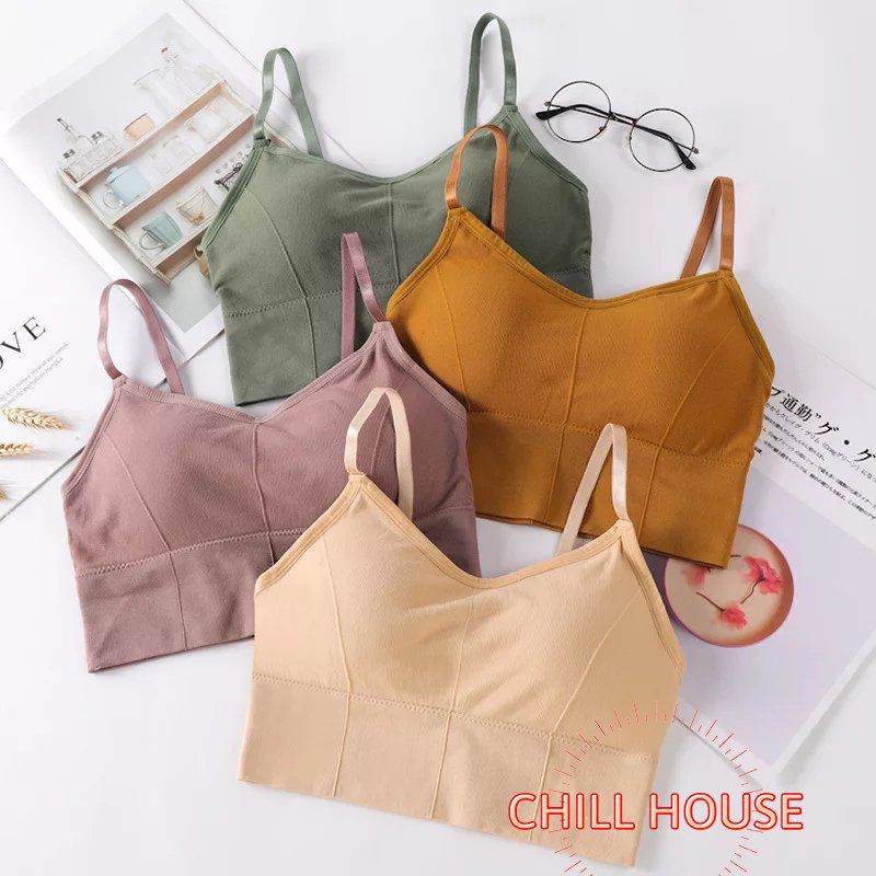 MỚI NHẤT- ÁO BRA GÂN ĐỆM BÀN TAY NÂNG NGỰC CROPTOP B 608 - CHILLHOUSE