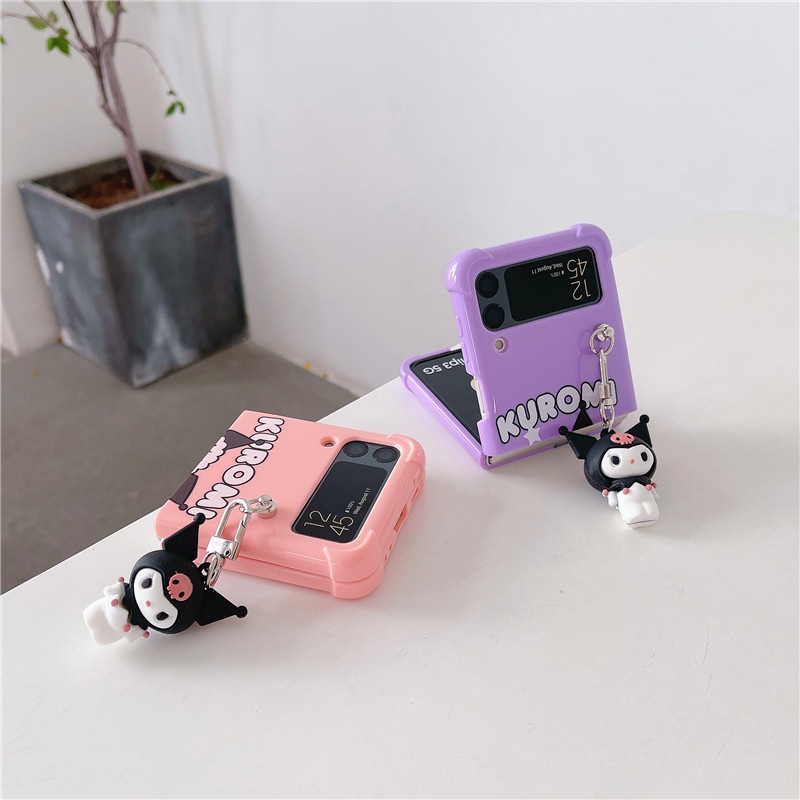 Ốp Điện Thoại Chống Sốc Họa Tiết Mèo Cho Samsung Galaxy Z Flip 3 Flip4 Case Mary Cat Kulomi Flip 4
