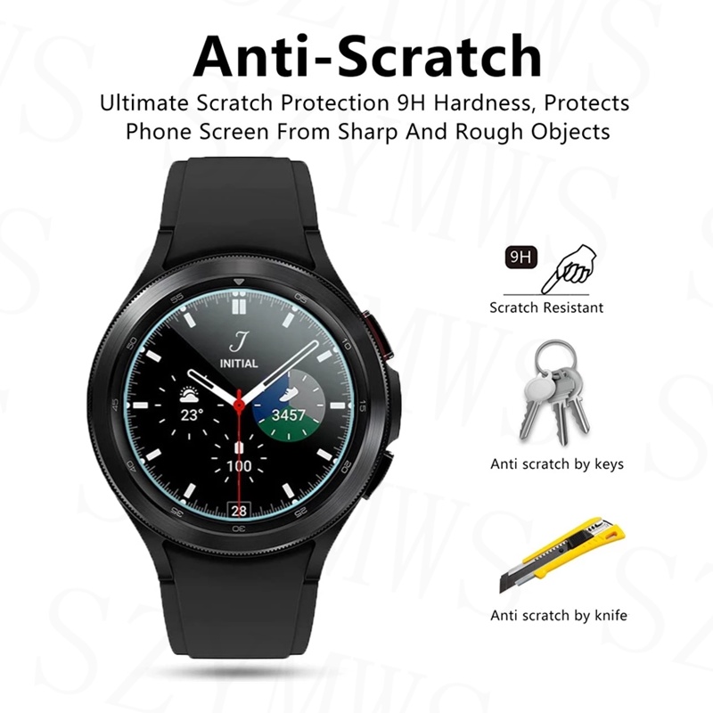 Bộ 3 Kính Cường Lực Cho Đồng Hồ Thông Minh Samsung Galaxy Watch 6 / 6 Classic 5 / 5 Pro / 4 / 4 Classic / 3 40mm 44mm 42mm 46mm 45mm