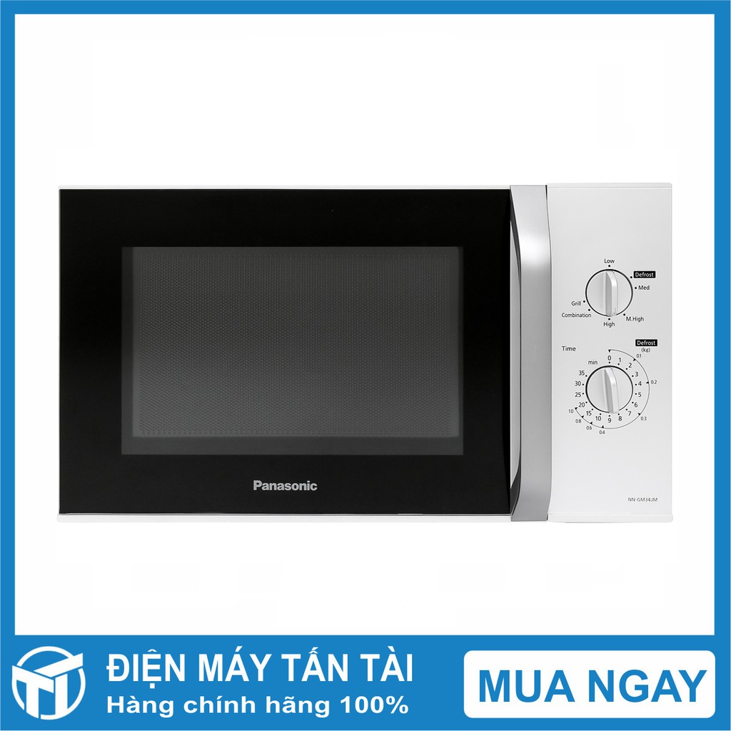 LÒ VI SÓNG PANASONIC PALM-NN-GM34JMYUE ,Dung tích:23 lít , Công suất:Vi sóng 800 W, Nướng 1000 W