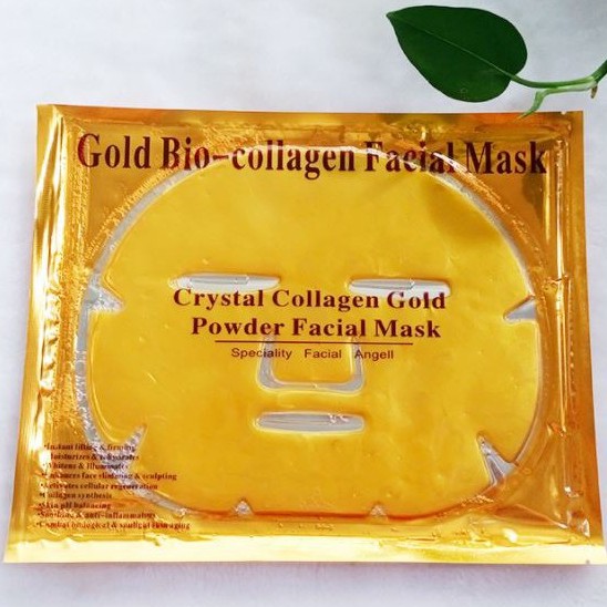 Mặt nạ mặt Gold Bio Collagen Facial Mask - Siêu phẩm mặt nạ toàn mặt Collagen Gold