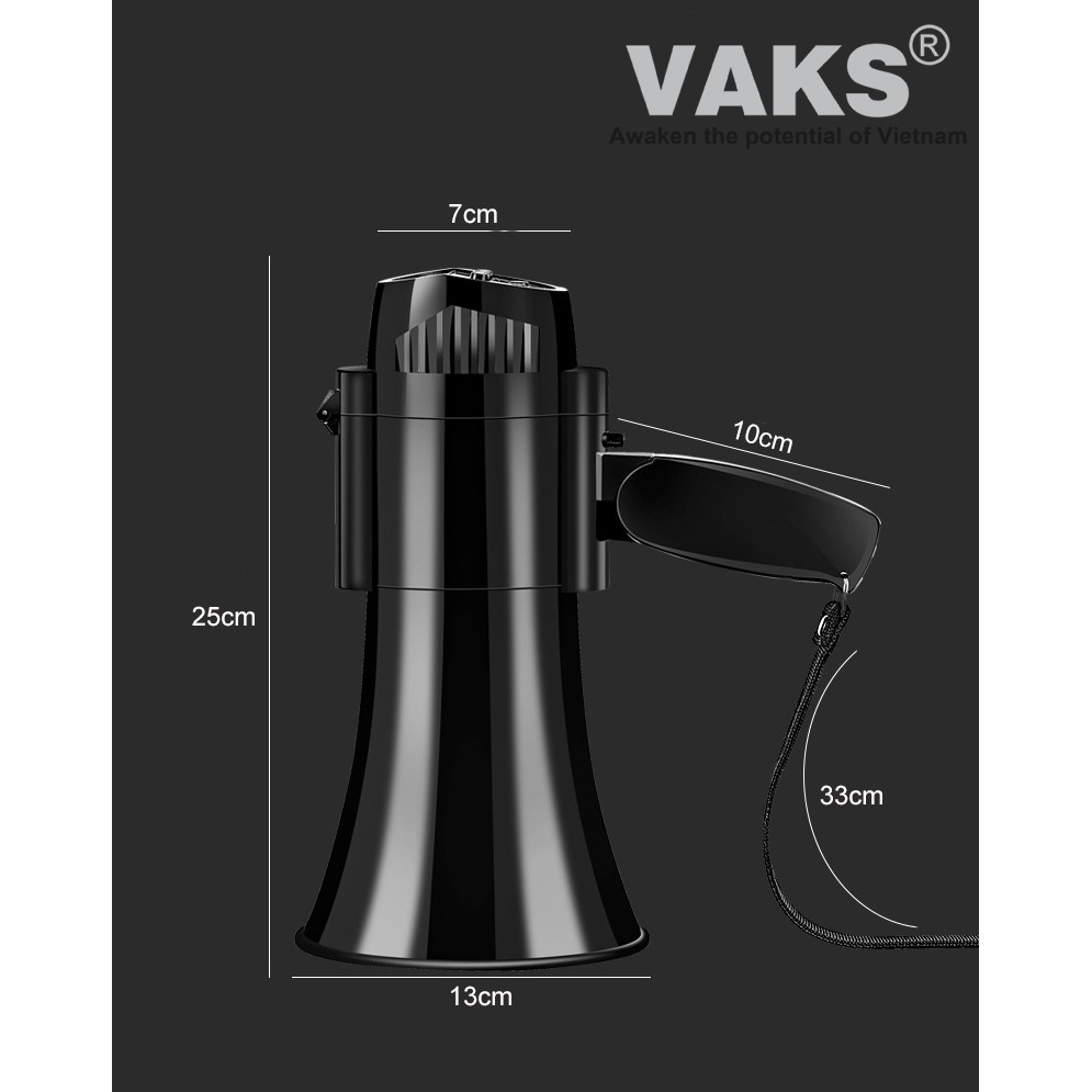 Megaphone CR-59, Loa Phóng Thanh Cầm Tay chuyên nghiệp, chất lượng cao - CHINA RAY