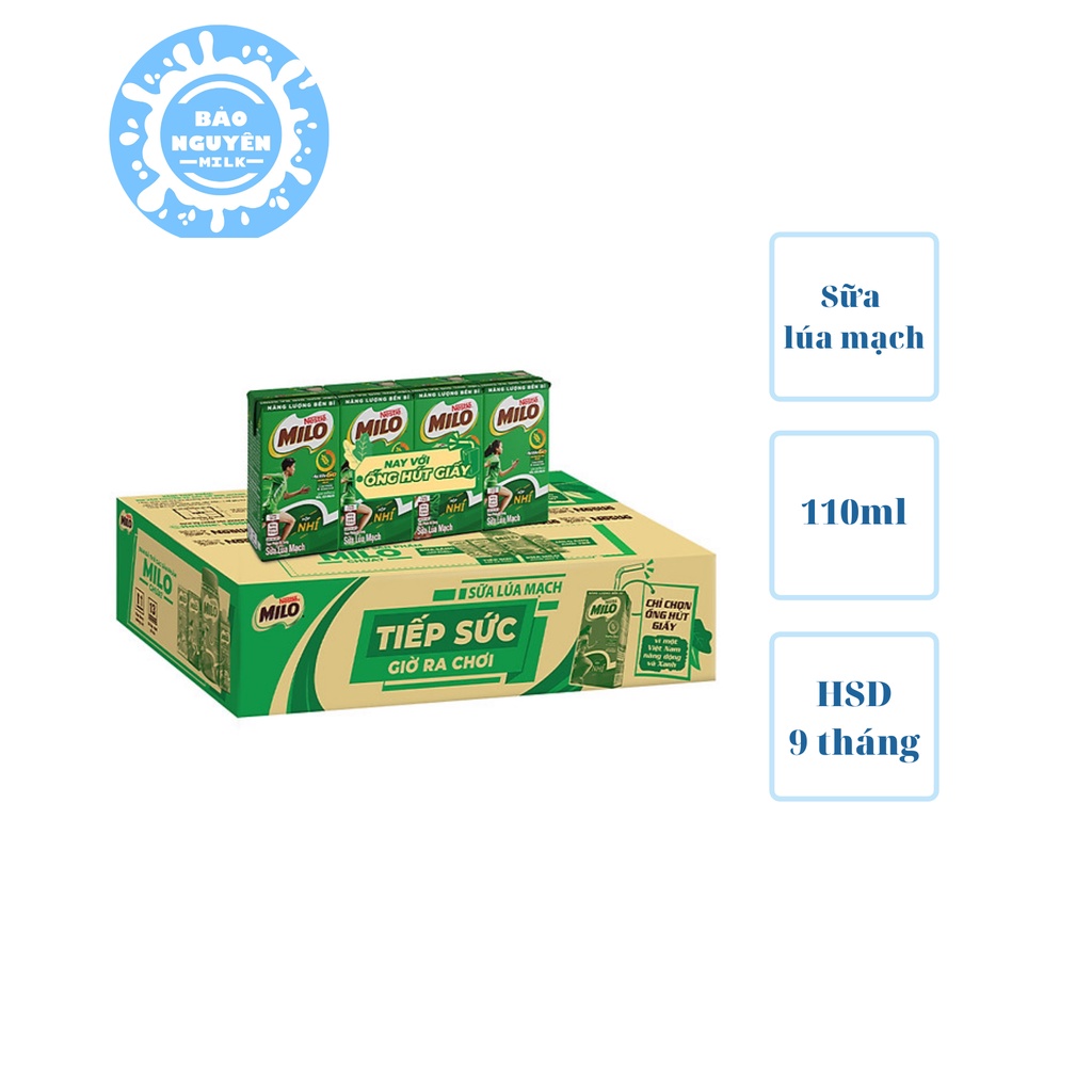 Thùng 48 hộp Nestle Sữa Milo nước 115ml