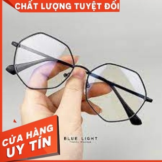 🕶SIÊU VIP🕶Kính giả cận nữ,Kính thời trang nam nữ gọng đa giác chống ánh sáng xanh phong cách Hàn Quốc đẹp hottrend
