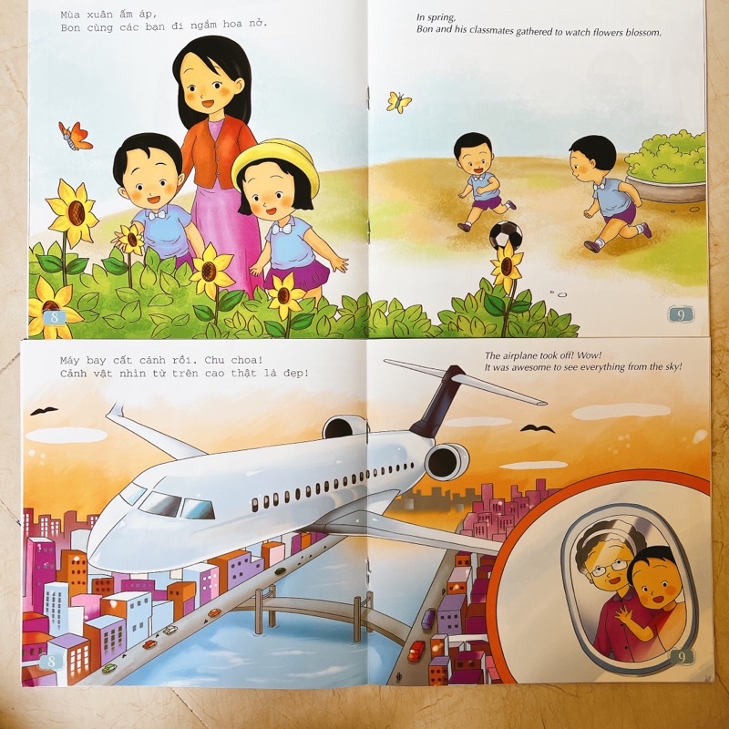 Bộ 4 Kỹ Năng Giao Tiếp Bé Bon Song Ngữ Cho Bé - Kèm File Nghe TL210210