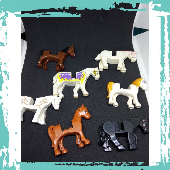 😍Đồ chơi  NGỰA Lắp ráp dùng cho nhân vật Minifigures ngẫu nhiên