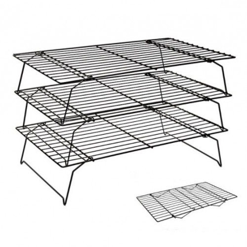 Khay 3 Tầng Xếp Chồng Làm Nguội Bánh