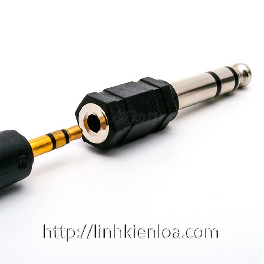 Jack chuyển từ 6.35mm  sang 3.5mm  Stereo
