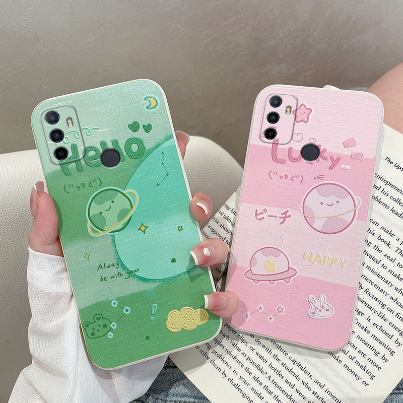 Silicone Phone Case Oppo A76 4G A96 4G Reno 5 A53 2020 A33 2020 A15 A15s A3s Realme C1 A12e F1s Soft Phone Cover Casing