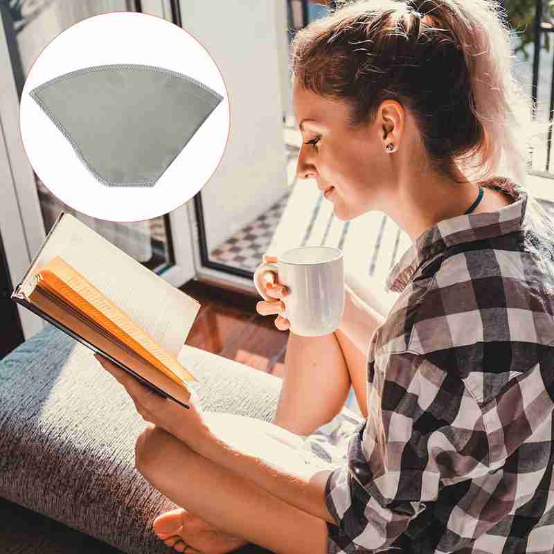 Lưới Lọc Cà Phê Hình Nón Bằng Thép Không Gỉ Thông Dụng Tái Sử Dụng Được