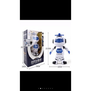 RoBot Xoay Có Đèn Phát Sáng 360 Độ