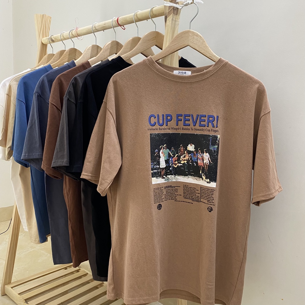 Áo Phông Thun 3158 Tay Lỡ Form Rộng Nam Nữ Unisex Chất Liệu Cotton 100% Mùa Hè Mát Mẻ | BigBuy360 - bigbuy360.vn