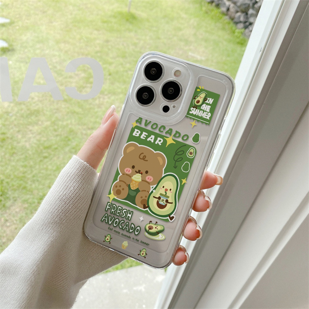 Ốp Điện Thoại Mềm Trong Suốt Chống Sốc In Họa Tiết Dễ Thương Cho IPhone 11 13 12 X XS Pro Max XR 12 13